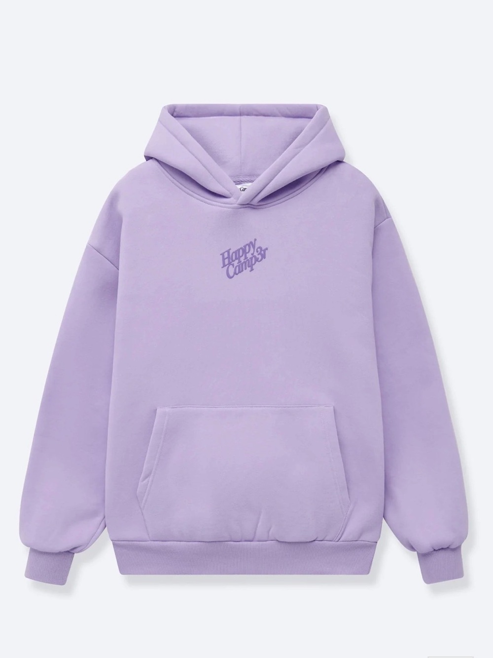 Happy Camper Puff Series Hoodie - Grape - XL